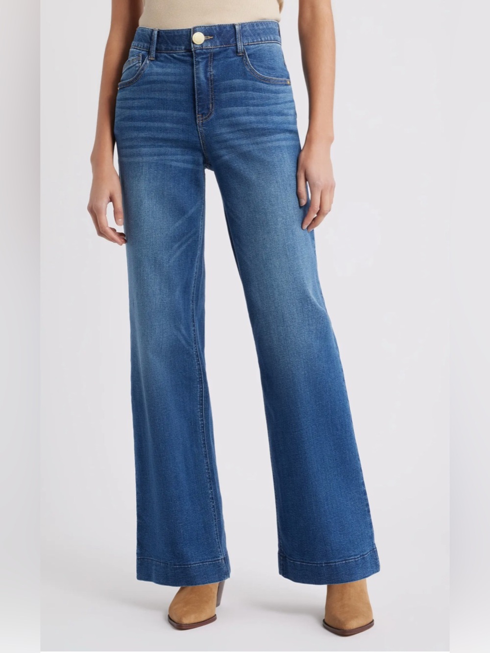 High Rise Wide Leg Jeans